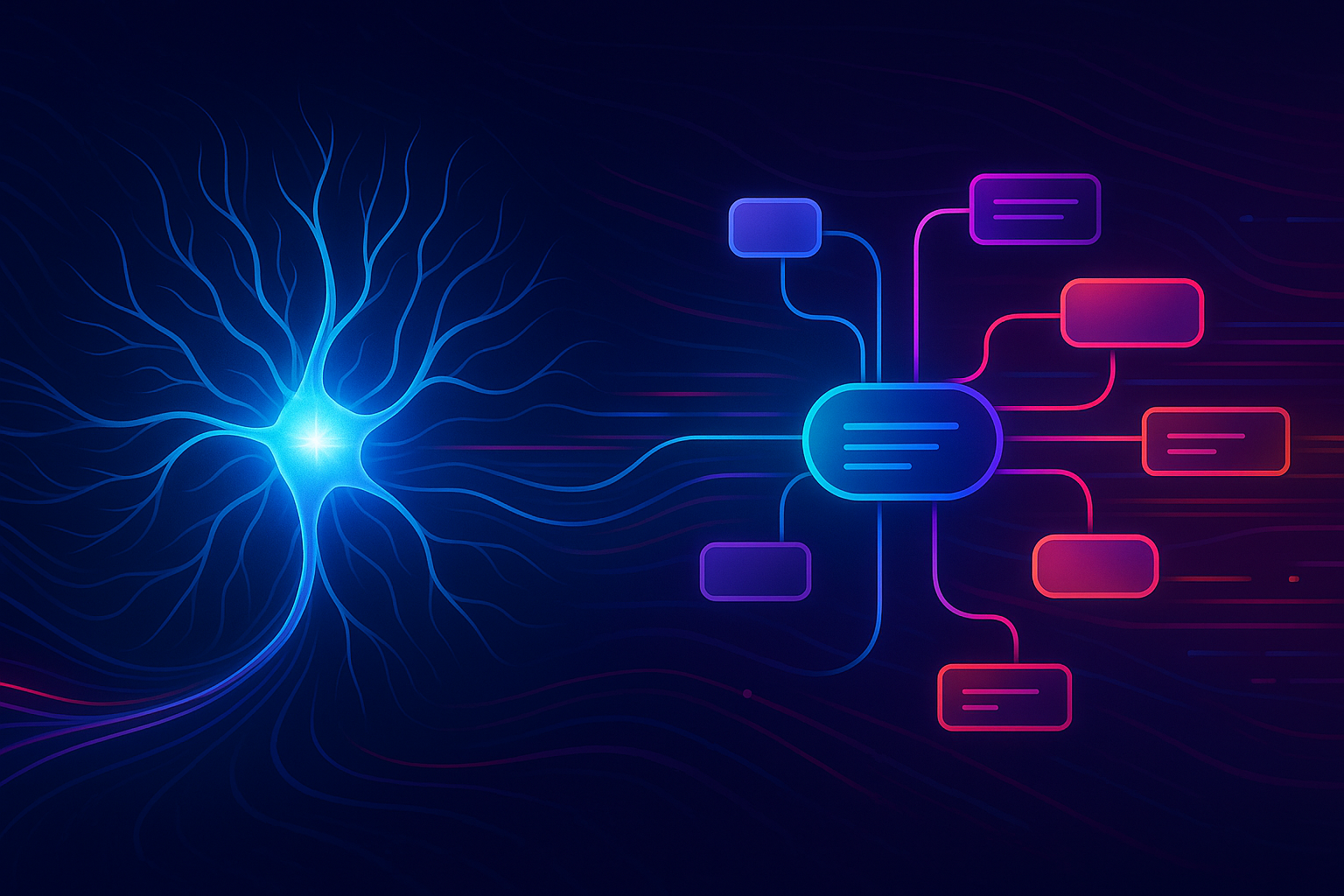 Neuron morphing into mind map