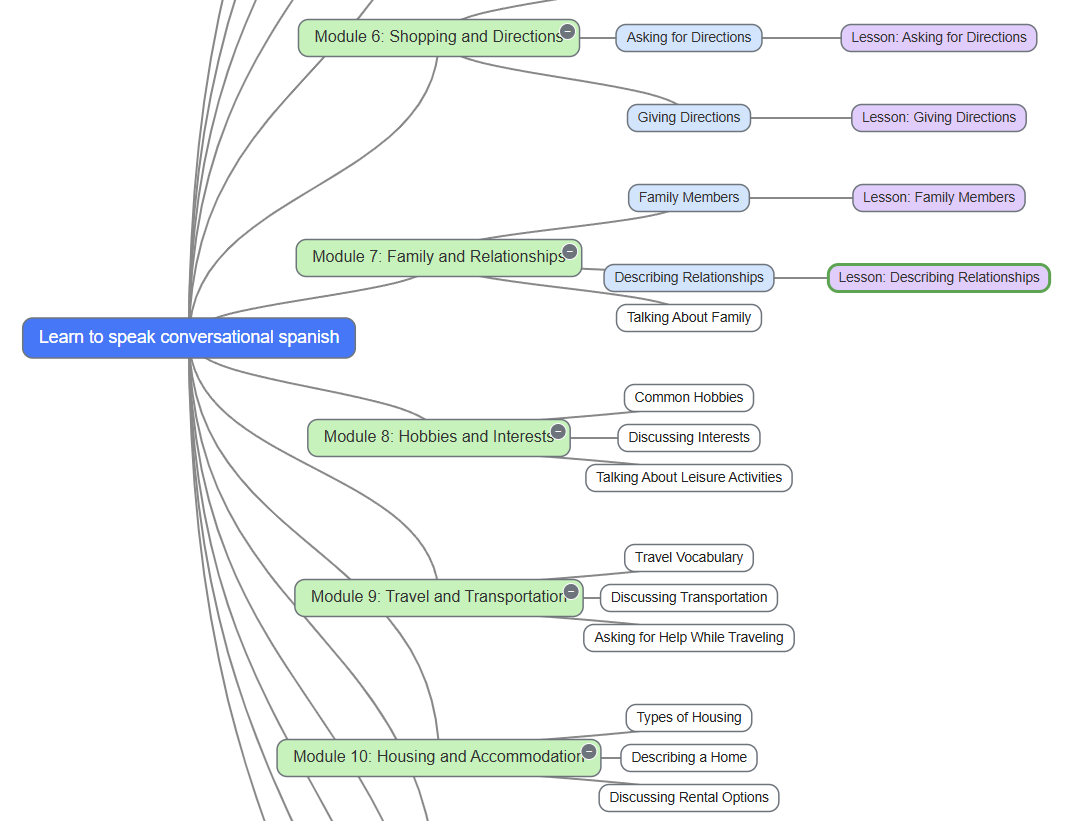 Academic Course Interface